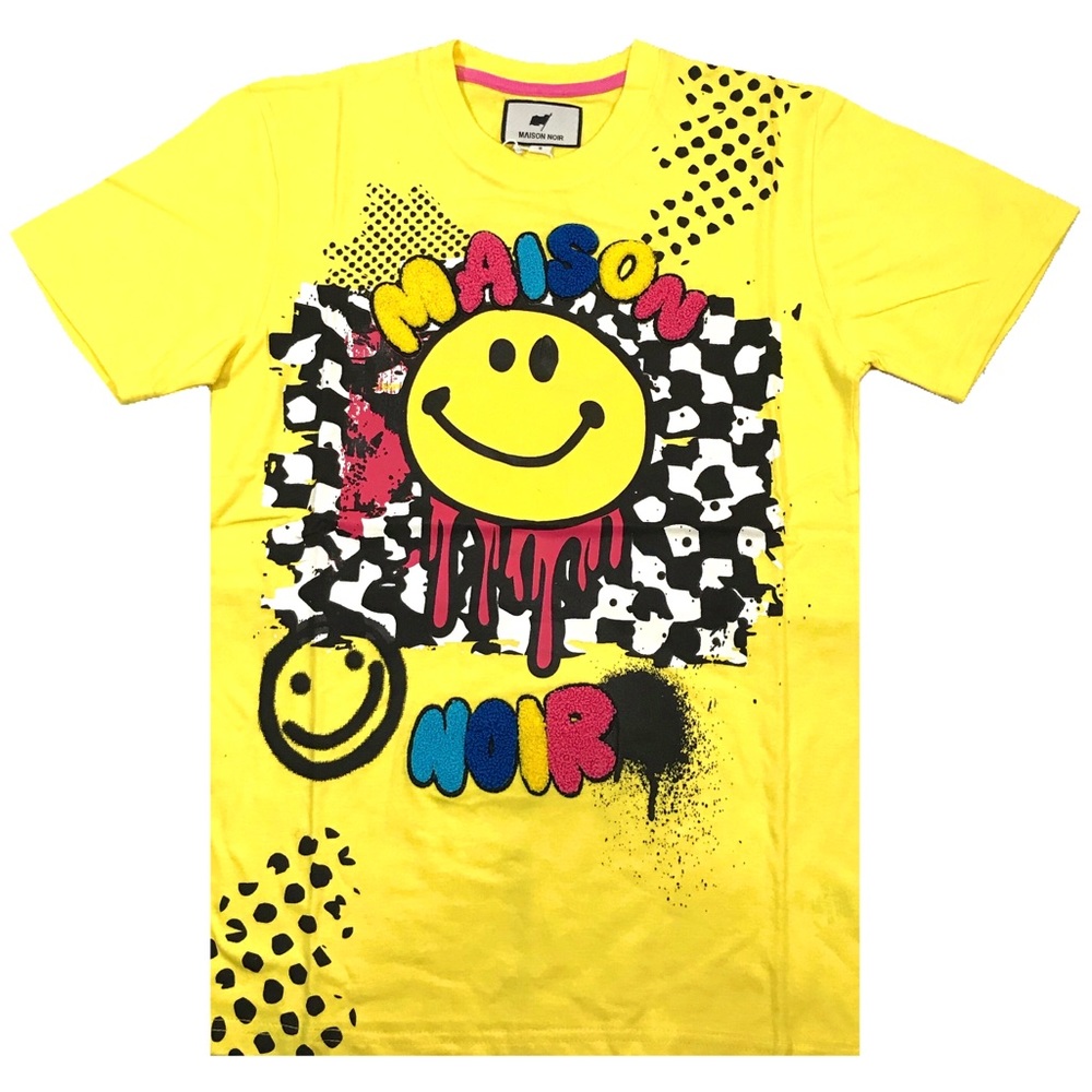Men’s “Trippy Checkered” tee. Sizes S, M, L, & XL.